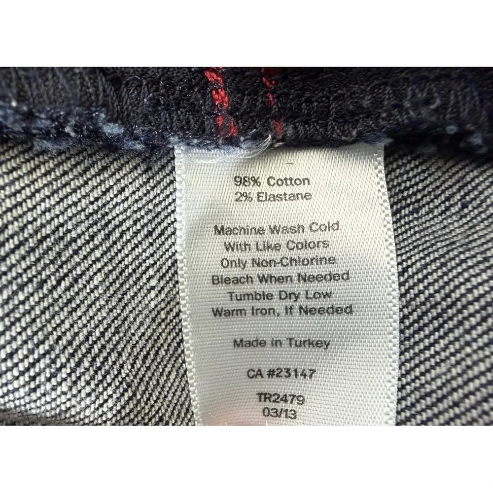 Talbots Curvy Slim‎ Ankle Jeans 12/31 (31x28) Mid Rise Dark Wash Stretch Denim